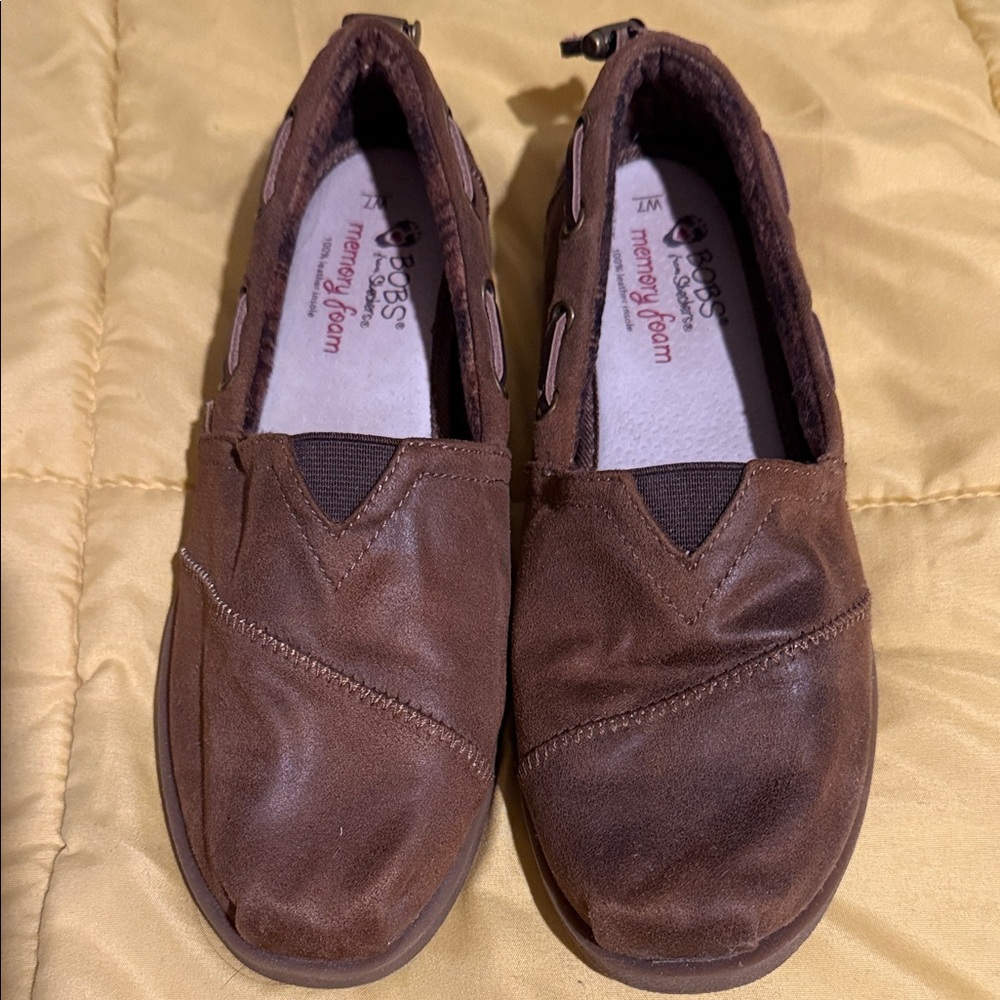 Skechers BOBS Brown Slip-On Shoes
